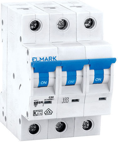 Elmark Automatic Circuit Breaker 32A Triple-pole AC 41332C