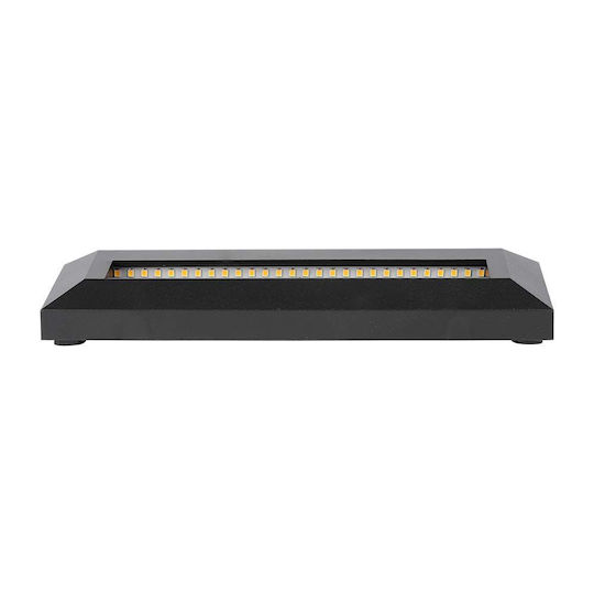 V-TAC Стенна Външна Таванна Лампа LED IP65 3W с Топло Бяла Светлина 23x8x2.8см