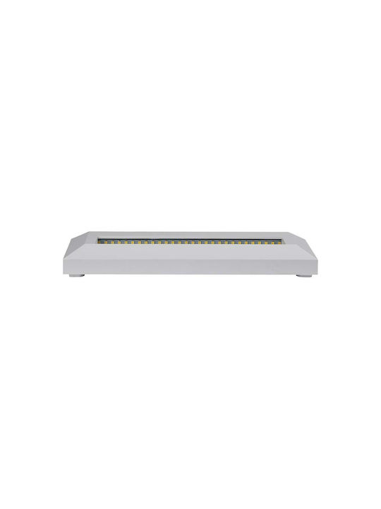 V-TAC Wandmontierte Außen-Deckenleuchte LED IP65 3W mit Natürliches Weiß Licht 23x8εκ.