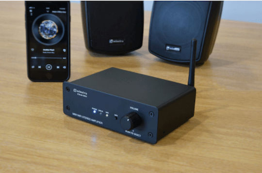Adastra STA40-WIFI PA Power Amplifier 2 Channels 20W/8Ω Equipped with Radio Black