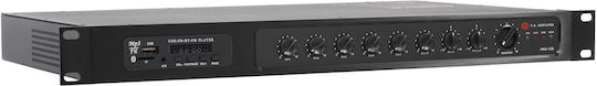 Show PAX-120 Commercial Power Amplifier 5 Channels 1 Zone 120W/100V Equipped with USB/FM/Bluetooth Black