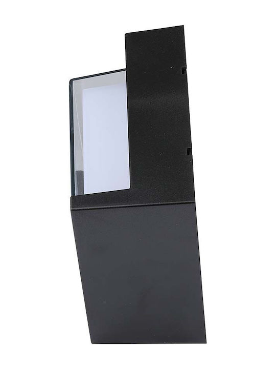 V-TAC Επιτοίχια Εξωτερική Πλαφονιέρα LED IP65 7W με Θερμό Λευκό Φως 13.3x13.3x6.7εκ.
