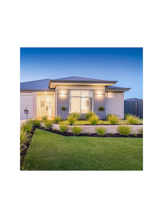 V-TAC Wall-Mounted Outdoor Ceiling Light LED IP65 12W with Warm White Light 23x11x7.6εκ.