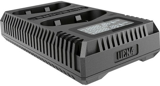 NiteCore Dublu Încărcător de baterii UCN4 Pro 9060060228 Compatibil cu Canon