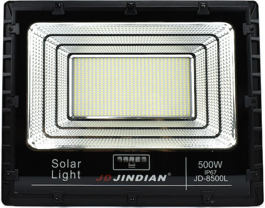 Factory Wasserdicht Solar LED Flutlicht 500W Kaltweiß 6500K mit Fernbedienung IP67