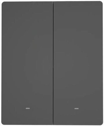 Sonoff M52c80 Recessed Electrical Wall Switch Wi-Fi Two-Way With Black Frame