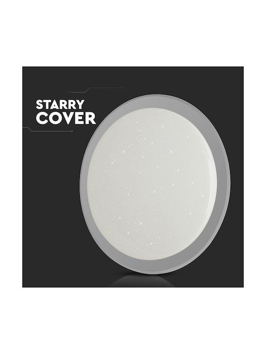 V-TAC Ceiling Mount Light 56.5cm White with Integrated LED and Remote Control