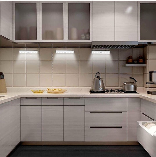 Dekton LED Light Linear for Cabinets with Battery Powered and Photocell 1pcs