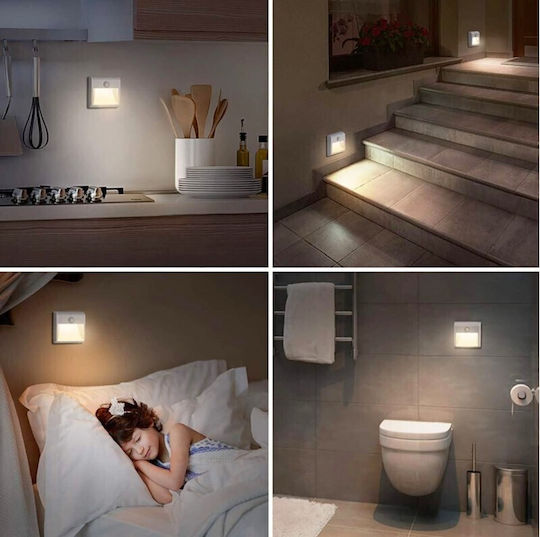 Dekton LED Emergency Light Spot with Battery Powered and Motion Sensor 1pcs