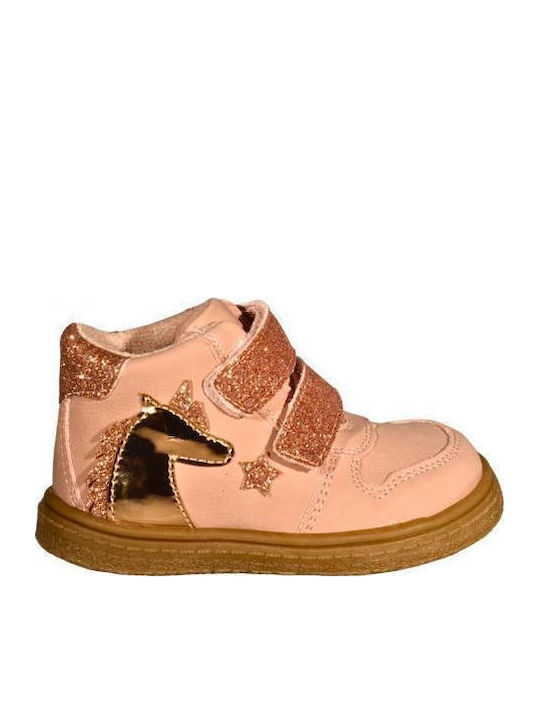 Ghete Copii cu Velcro Roz