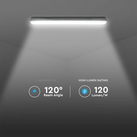 V-TAC Lichtleiste Außenbereich mit integriertem LED 48W 150cm