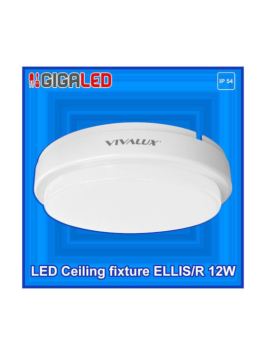 Vivalux Ellis Deckenleuchte für den Außenbereich mit integriertem LED in Weiß Farbe VIV003685