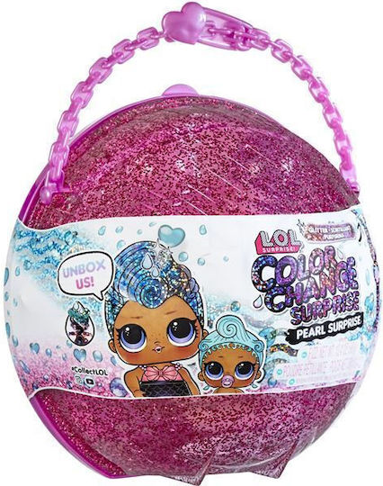 MGA Entertainment Miniature Toy Glitter Color Change Pearl Surprise Lol Surprise for 4+ Years Old (Various Designs/Assortments of Designs) 1pc