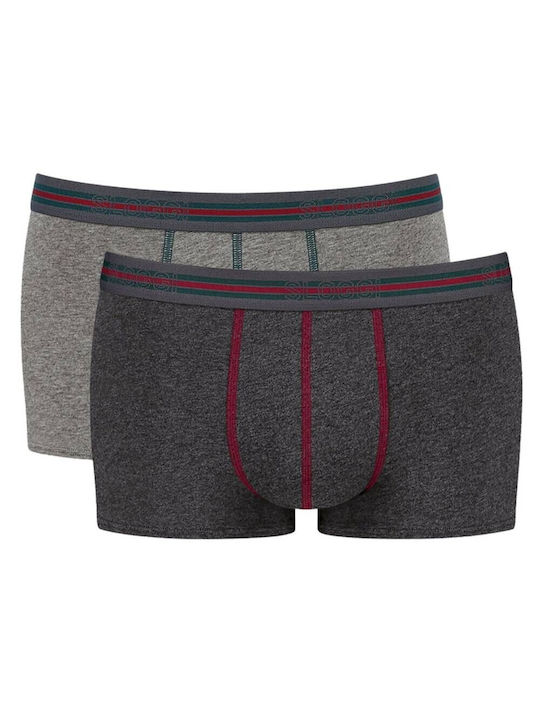 Sloggi Match Hipster Men's Boxers Gray 2Pack