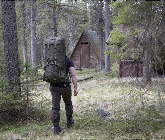 Savotta Jääkäri Στρατιωτικό Σακίδιο Πλάτης από Cordura Χακί 55lt