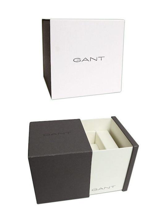 Gant Vermont Men's Watch 42mm Chronograph Battery with Black Leather Strap