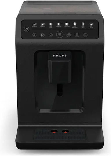 Krups Evidence Eco-Design Automat Espressoare 1450W Presiune 15bar cu Râșniță Neagră EA897B10