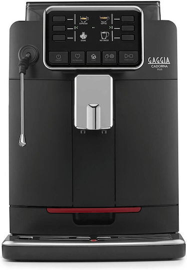 Gaggia Cadorna Barista Plus Αυτόματη Μηχανή Espresso 1400W Πίεσης 15bar με Μύλο Άλεσης Μαύρη RI9602/01