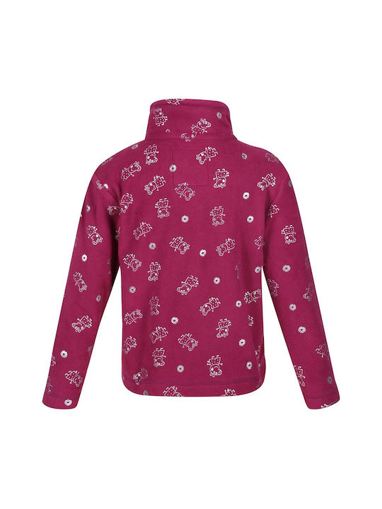 REGATTA - PEPPA PIG PRINTED HALF ZIP FLEECE