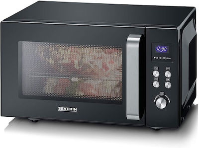 Severin MW 7763 Φούρνος Μικροκυμάτων με Grill 25lt Μαύρος