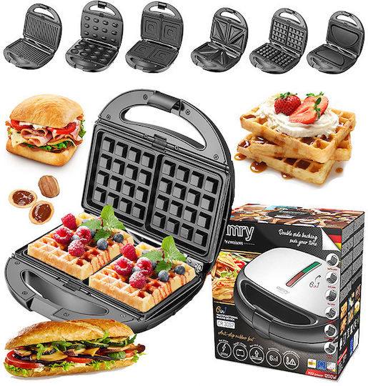 Adler CR 3057 Τοστιέρα για 2 Τοστ 1200W Inox