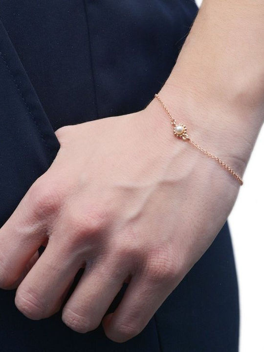 Rose Gold Plated Silver Bracelet 925 with Swarovski EX26961