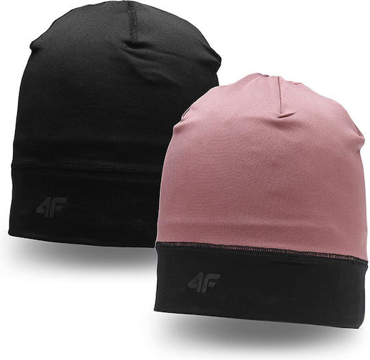 Beanie Männer Wendbar Beanie Pink/Black