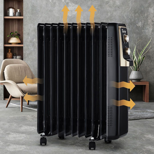 Izzy IZ-9029 224025 Oil Filled Radiator with 11 Fins 2500W
