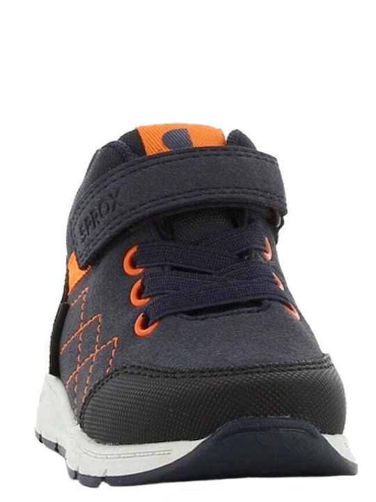 SX Kinderstiefeletten mit Klettverschluss Marineblau