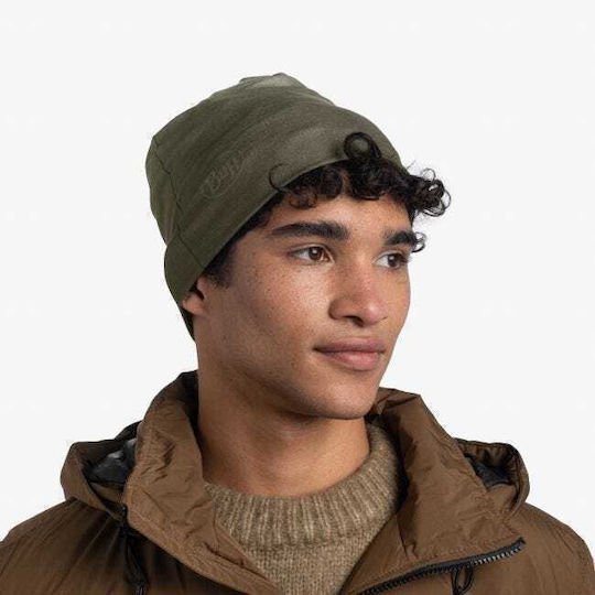 Ecostretch Beanie Unisex Reversibil Căciulă în culoarea Kaki