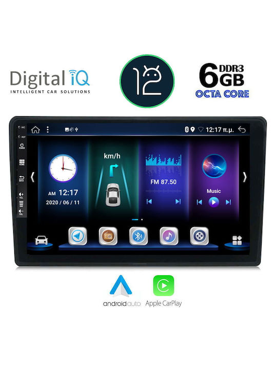Digital IQ Car Audio System for Citroen C4 / DS4 2018+ (Bluetooth/USB/AUX/WiFi/GPS/Apple-Carplay/Android-Auto) with Touch Screen 10"
