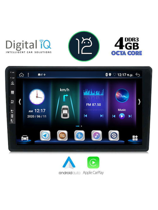 Digital IQ Car Audio System for Citroen C4 / DS4 2018+ (Bluetooth/USB/AUX/WiFi/GPS/Apple-Carplay/Android-Auto) with Touch Screen 10"