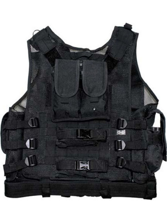 MFH Kampfweste USMC Black Schwarz