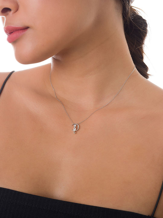 Oxzen from Silver with Zircon