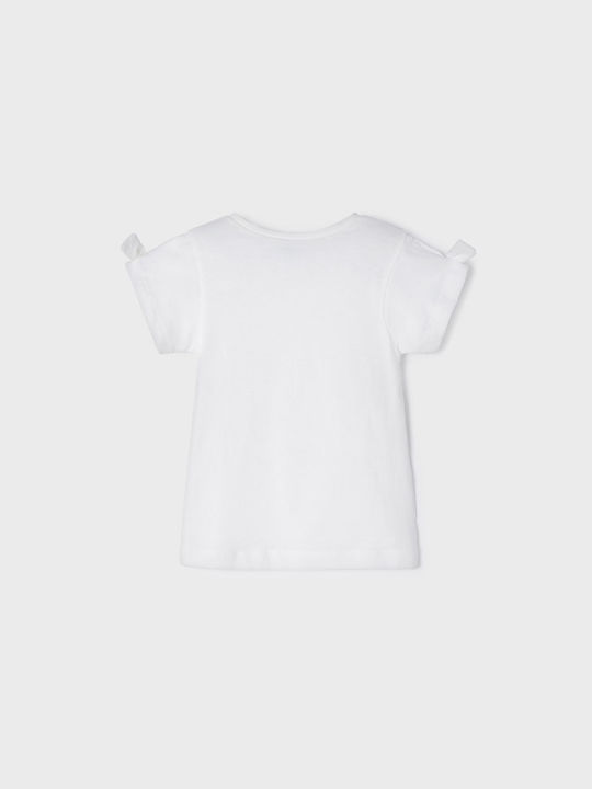 Mayoral Kids Blouse Short Sleeve White