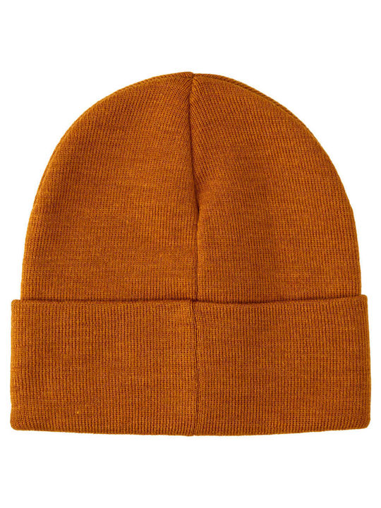 DC Label Knitted Beanie Cap Brown ADYHA04113-CPB0