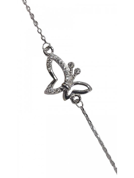 Prince Silvero Damen Armband Kette aus Silber mit Zirkon