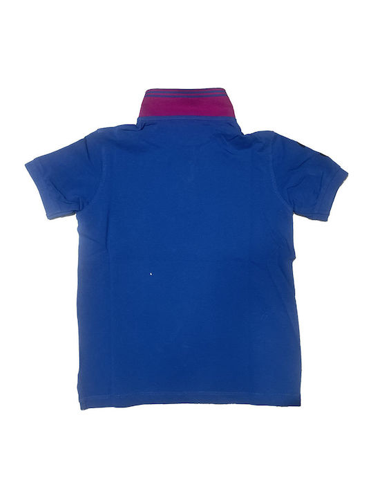 Kinderpolo Kurzarm Blau
