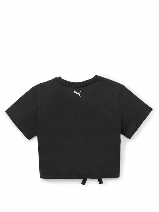 Puma Kids' Blouse Short Sleeve Black