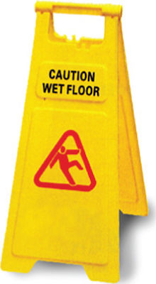 Delta Cleaning Slippery Floor Warning Sign