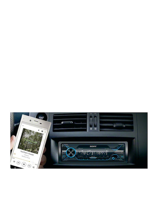 Sony Ηχοσύστημα Αυτοκινήτου 1DIN (Bluetooth/USB) με Αποσπώμενη Πρόσοψη