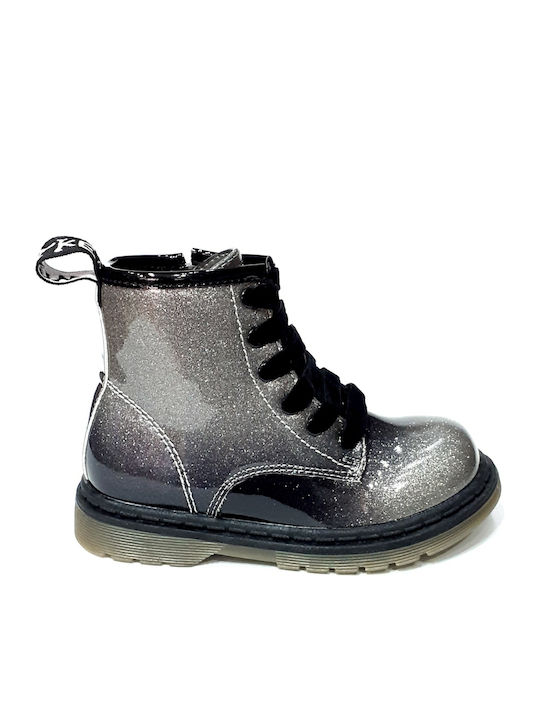 Kids Boots with Zipper Gray