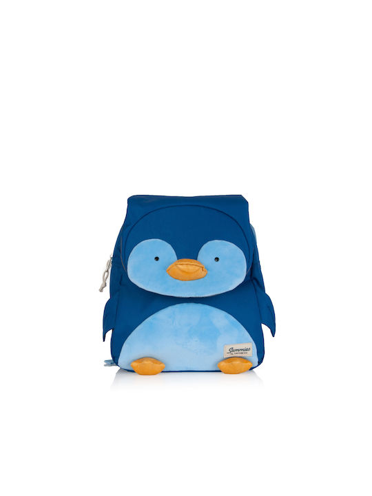 Samsonite Happy Sammies Eco School Bag Backpack Kindergarten Light Blue 7Liters
