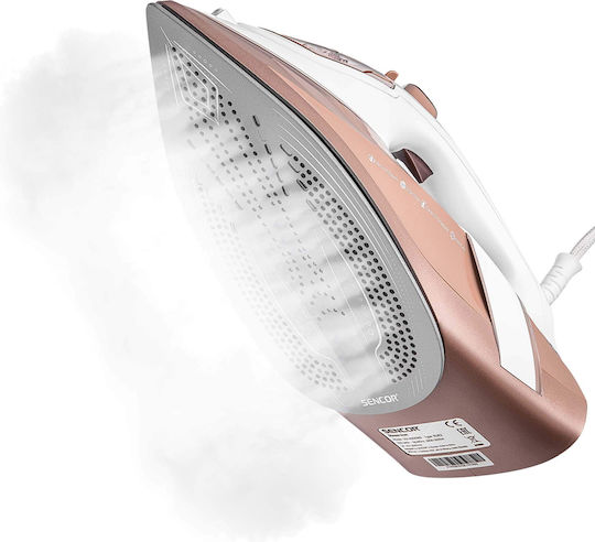 Sencor Steam Iron 3200W with Ceramic Plate and Continuous Steam Supply 45g/min