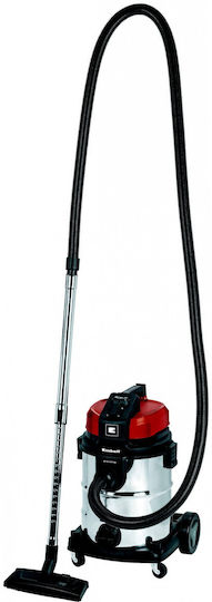 Einhell Rtvc 1525 Sa Σκούπα Υγρών / Στερεών 800W με Ανοξείδωτο Κάδο 25lt