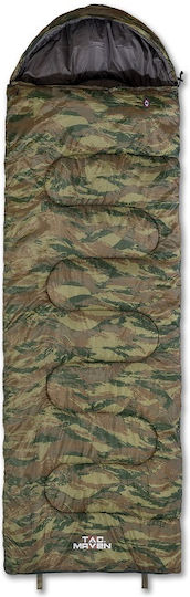 Pentagon Sentinel Sleeping Bag 370gr/M² Sleeping Bag Single 2 Season Greek Lizard