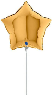 Ballon Folie Stern Gold 13cm