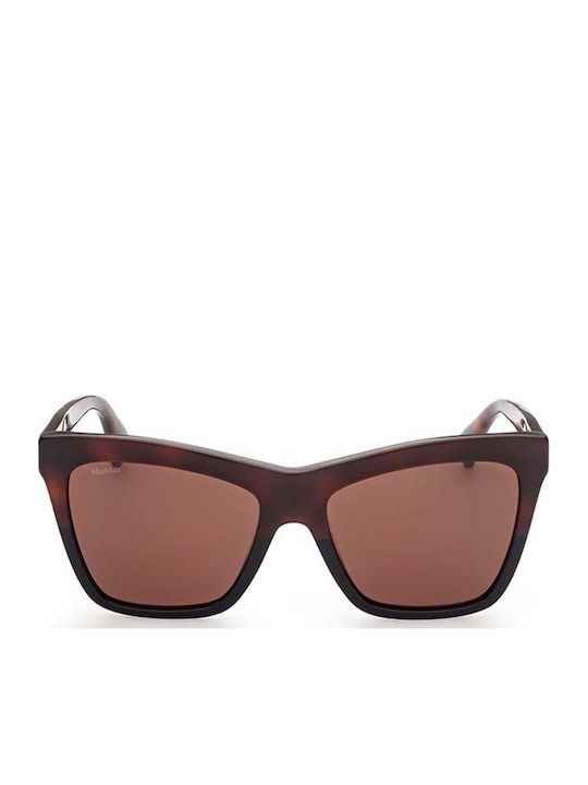 Max Mara Sunglasses Brown With Horn-Rimmed Frame Max Mara Sunglasses Brown With Horn-Rimmed Frame