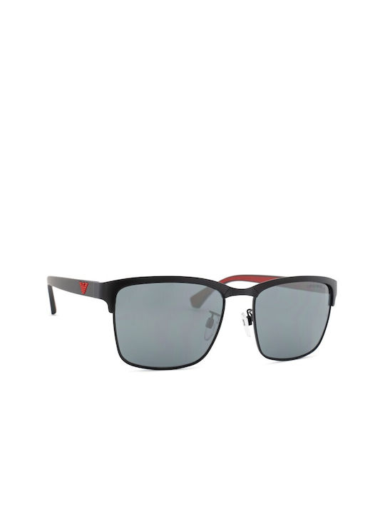 Emporio Armani Men's Sunglasses with Black Frame and Gray Lens EA2087 30146G