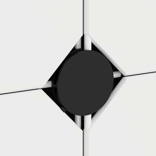 vidaXL Spielzeug Aufbewahrungssystem aus Kunststoff Weiß 110x46.5x144cm 10Stück